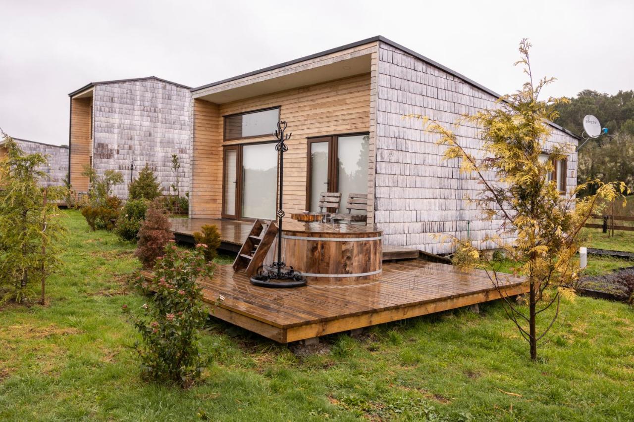 Cabanas Arrayanes De Huillinco En Chiloe Chonchi Zewnętrze zdjęcie